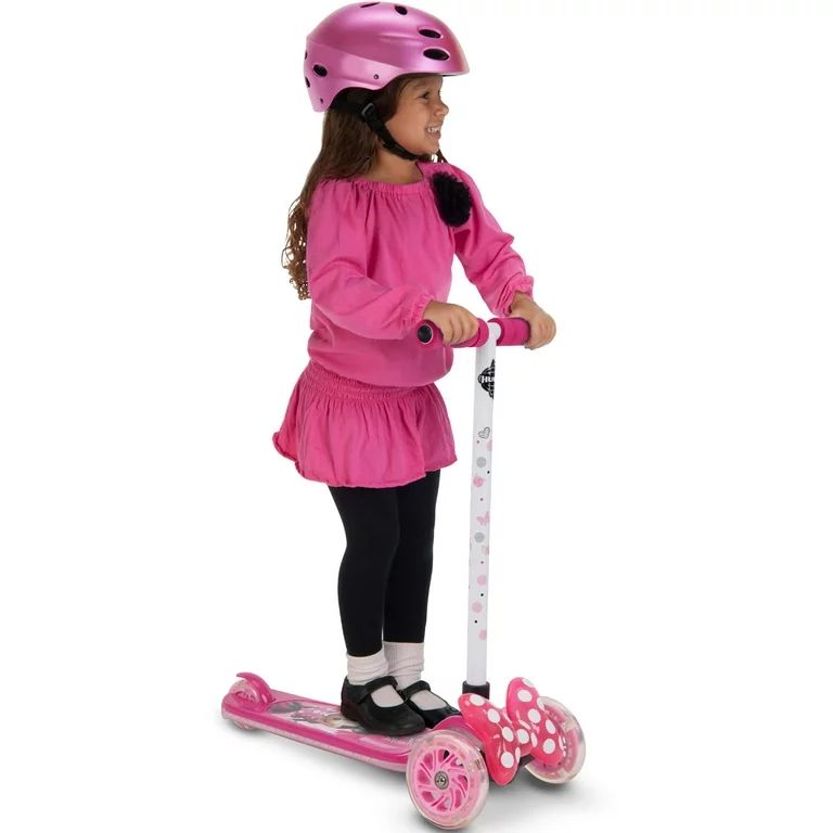 Disney Minnie Mouse 3-Wheel Scooter for Toddlers by Huffy - Walmart.com | Walmart (US)