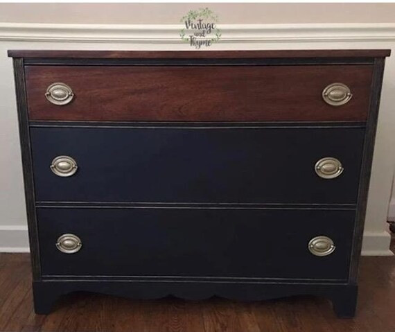 Vintage Hepplewhite Mahogany Dresser - Etsy | Etsy (US)