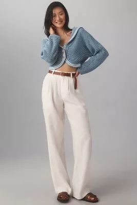 Ronny Kobo Linen Krew Pants | Anthropologie (US)