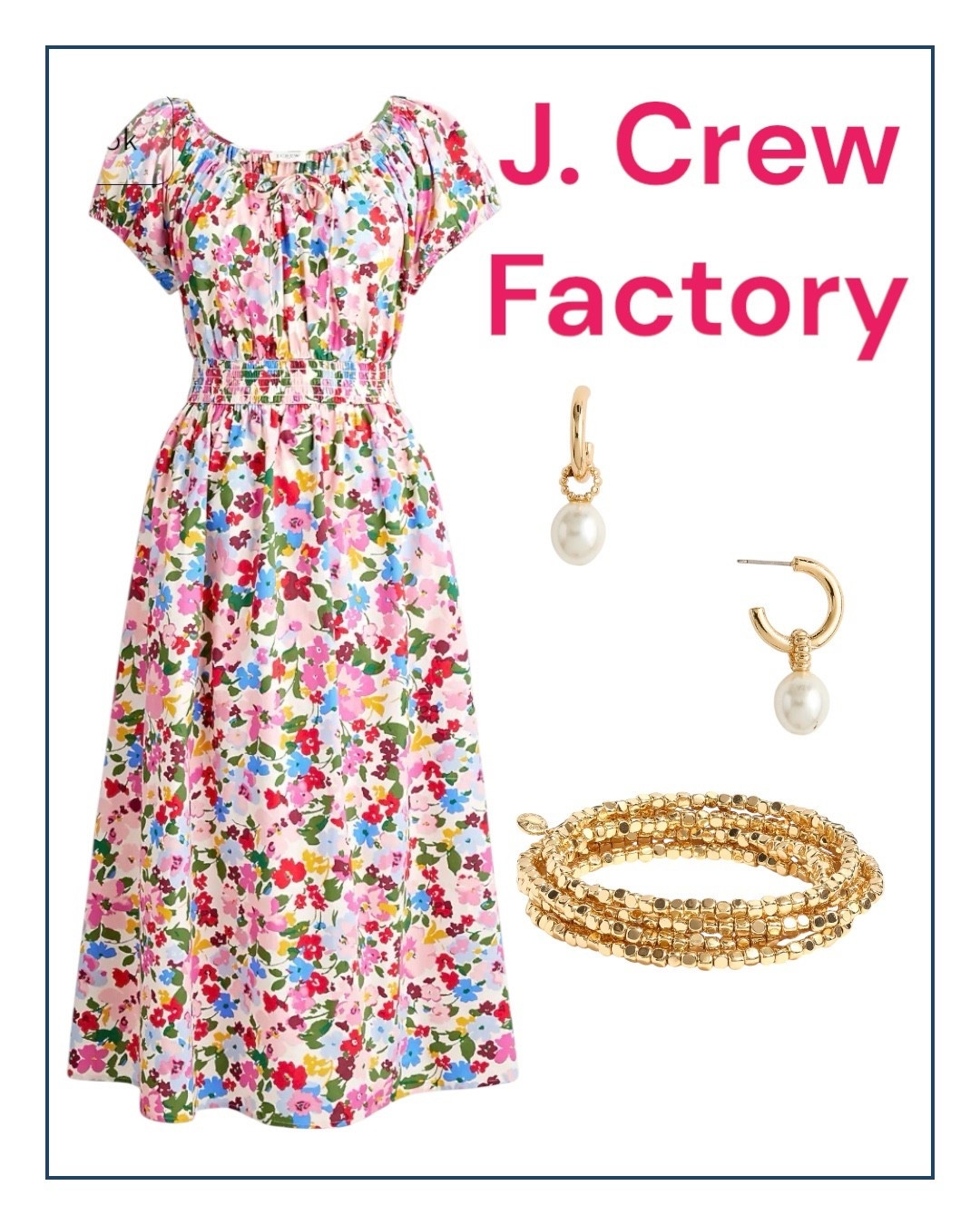 J Crew Factory spring dress. 
#dress
#easterdress
