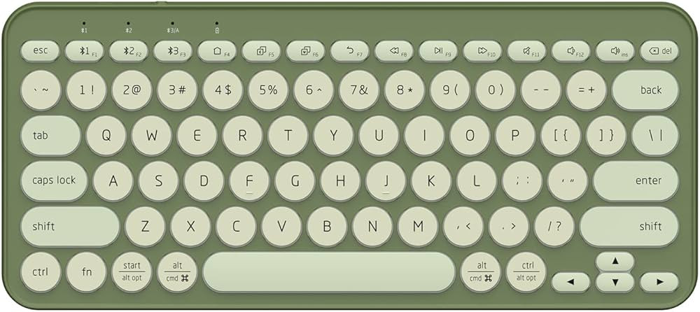 LTC MK791 Multi-Device Bluetooth Keyboard, Rechargeable Compact Slim Wireless Keyboards w/ 79 Key... | Amazon (US)