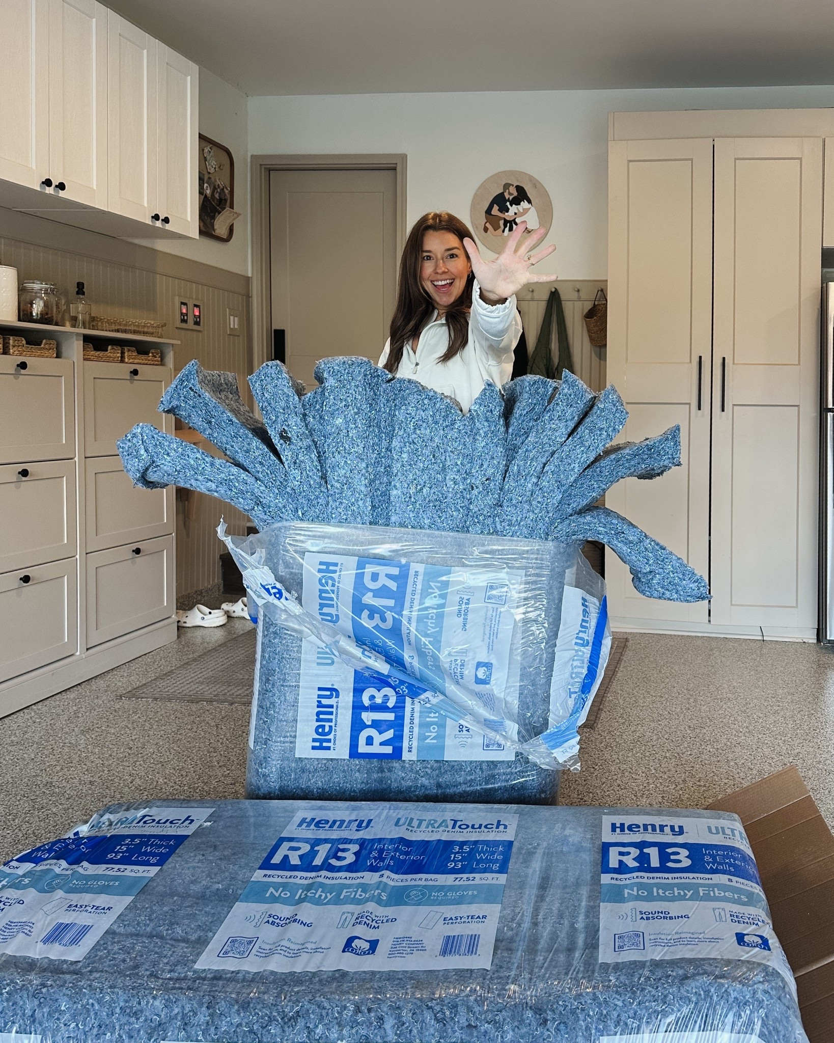 Denim insulation is changing the game for me. No gloves or mask needed! 