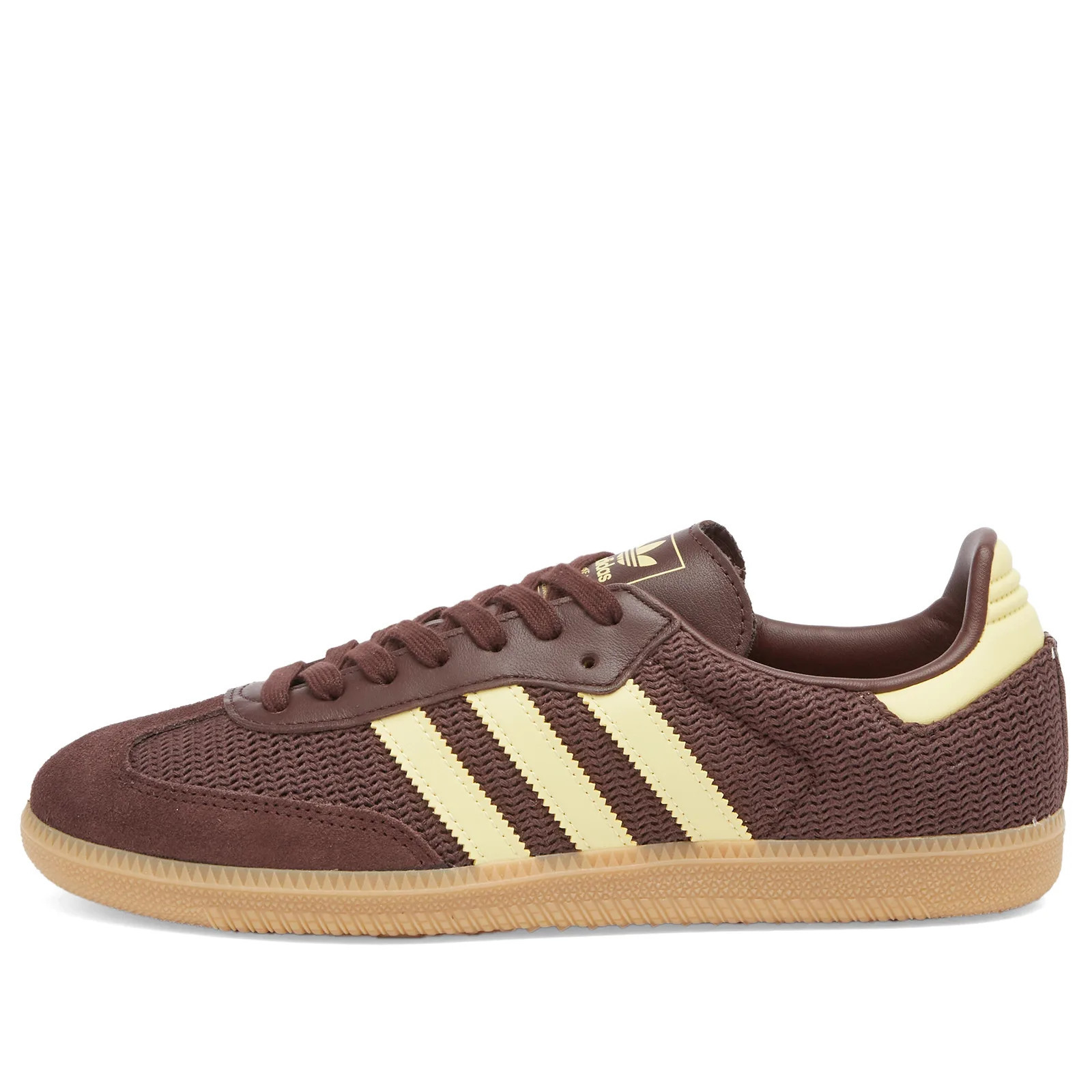 Adidas Samba OG W Shadow Brown/Powder Yellow | END. Clothing