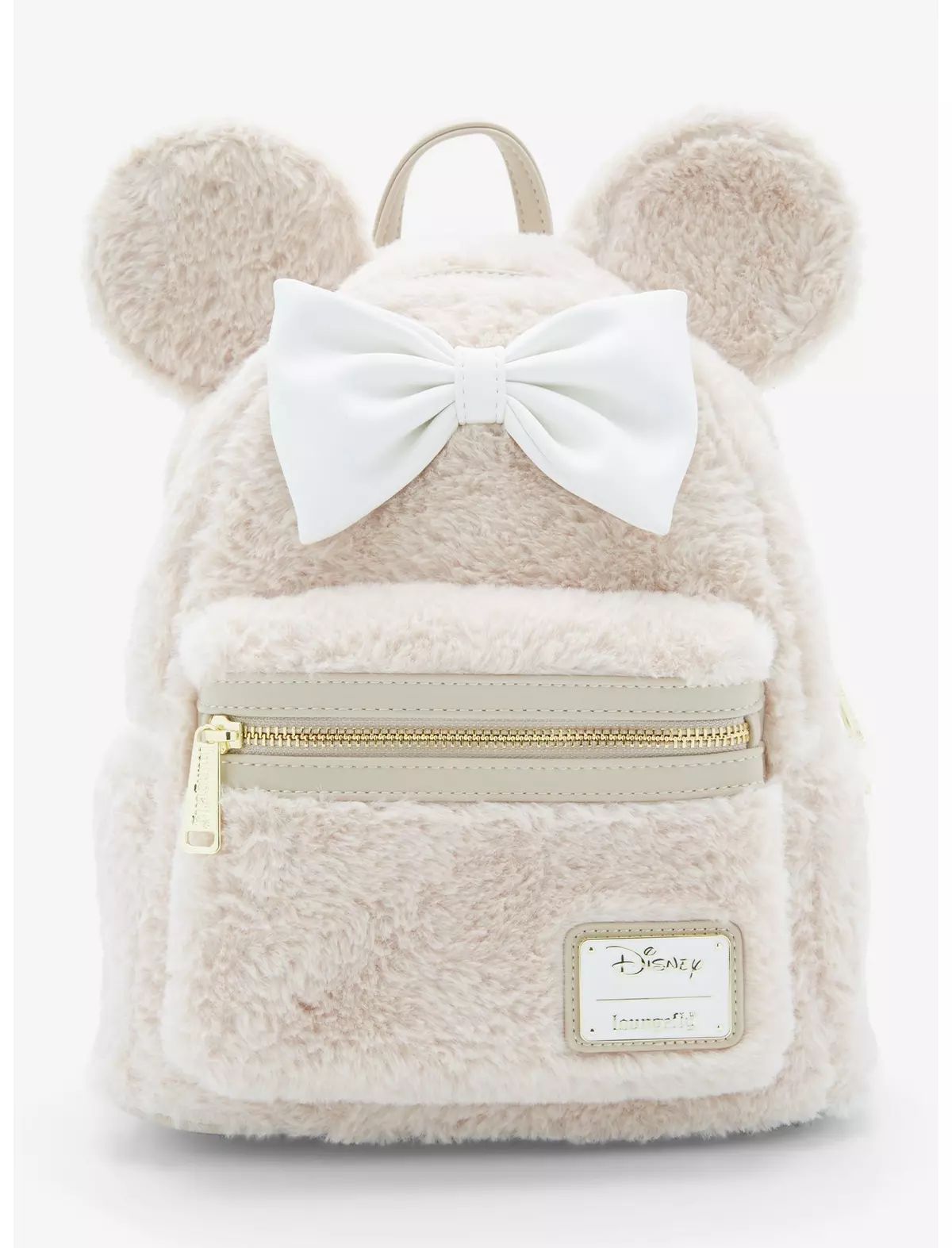 Loungefly Disney Minnie Mouse Faux Fur Mini Backpack - BoxLunch Exclusive | BoxLunch