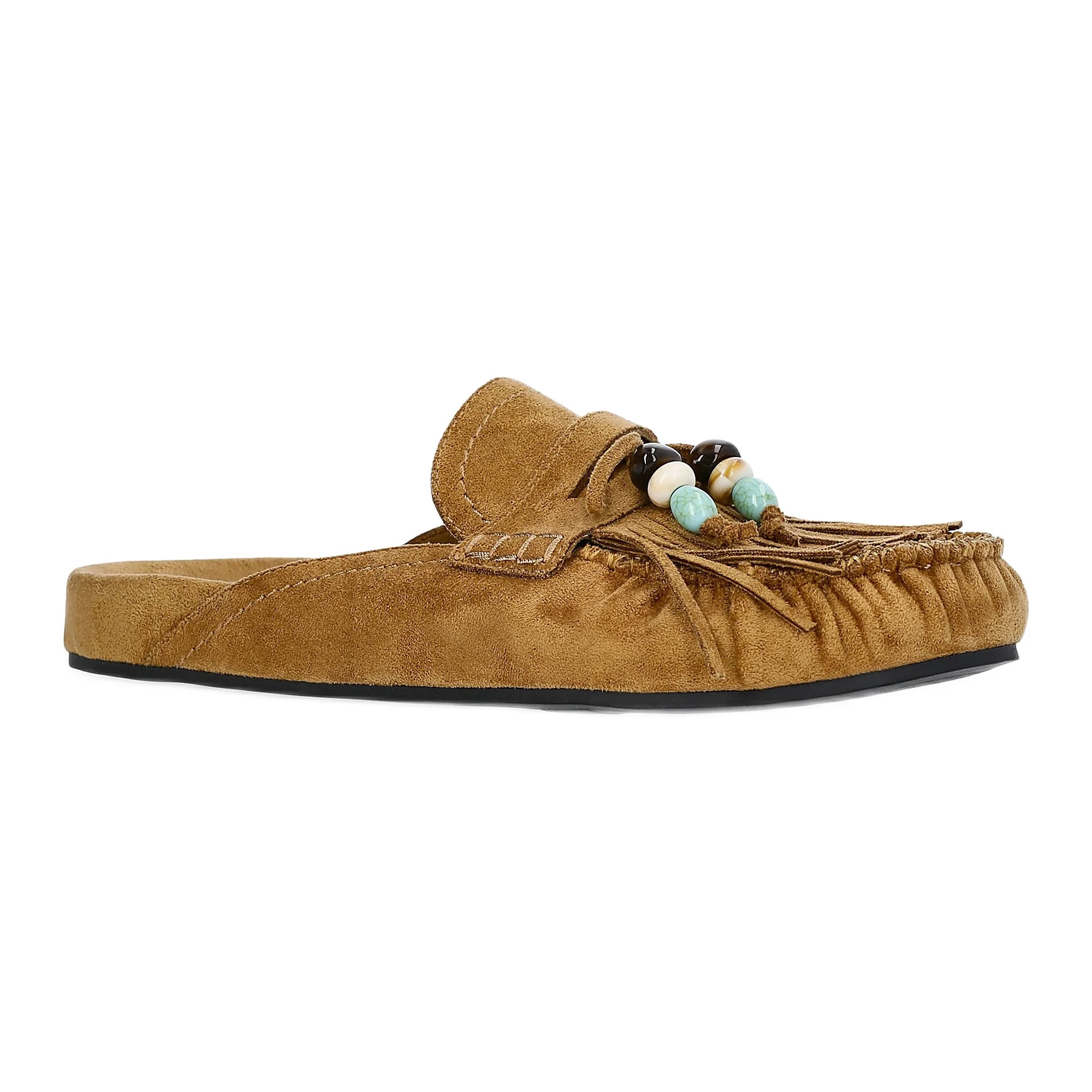 No Boundaries Women s Fringe Slip On Moccasin | Walmart (US)