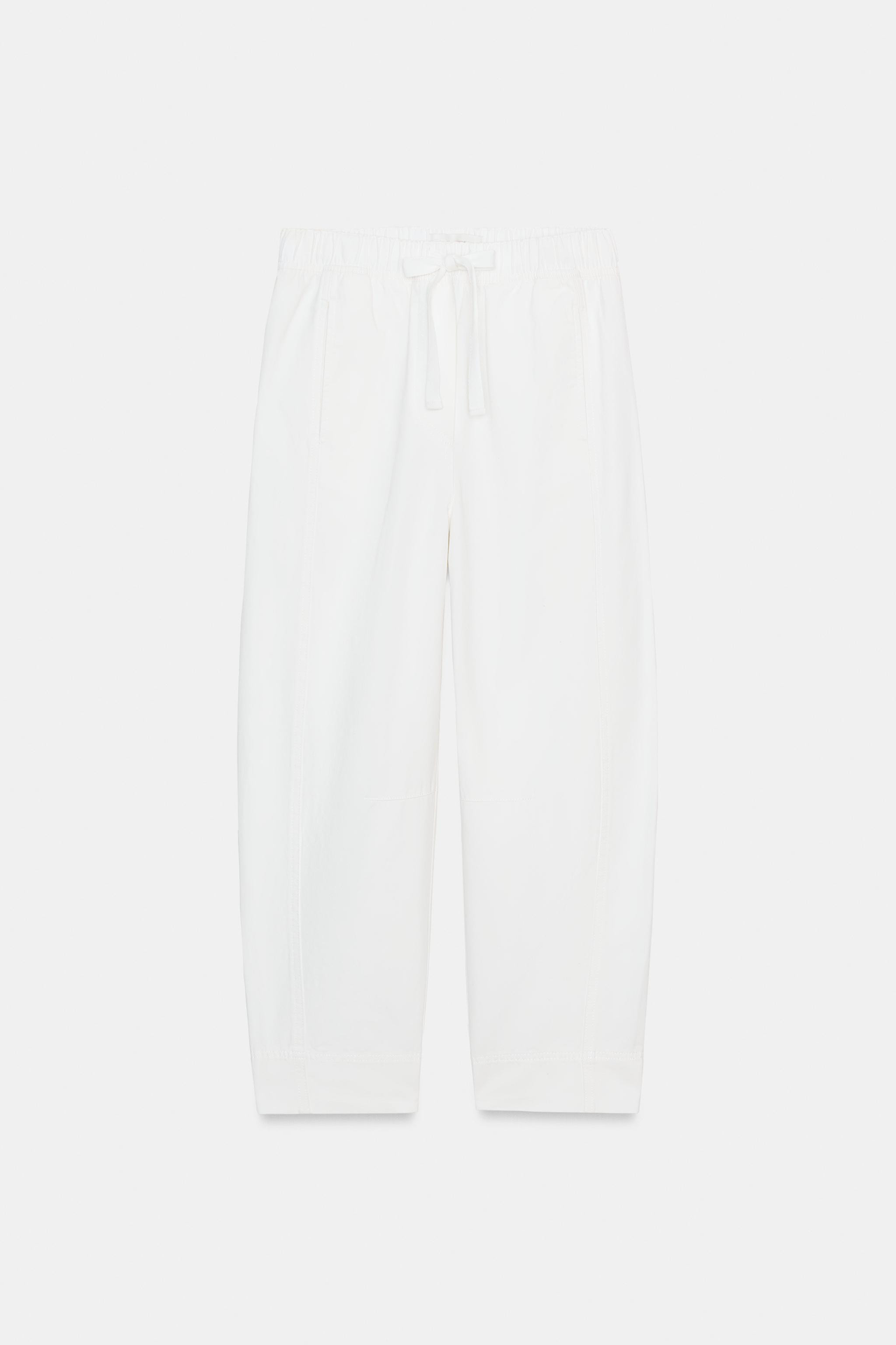 ELASTIC WAIST PANTS | Zara US