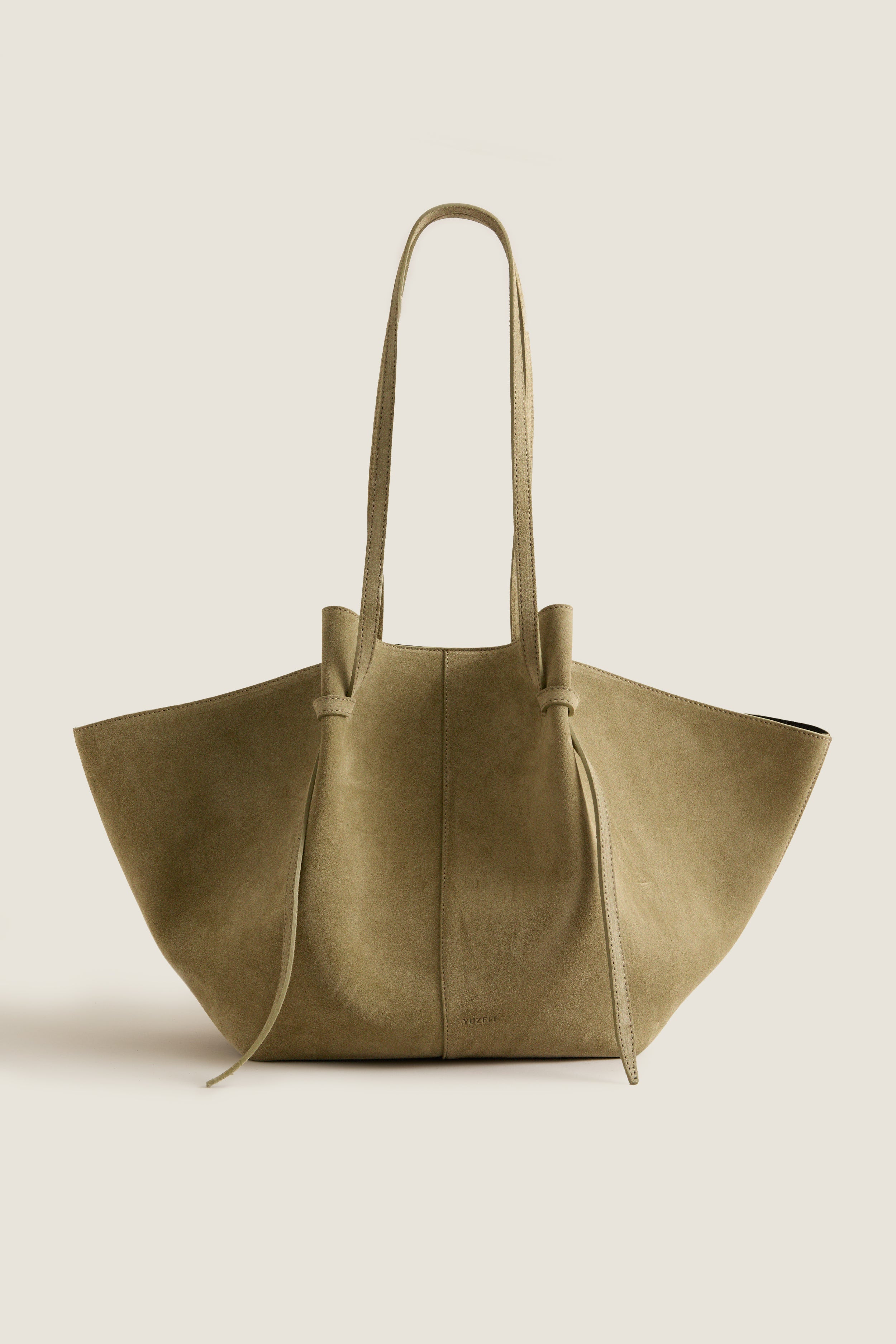 Olive Large Suede Mochi Bag | Tuckernuck (US)
