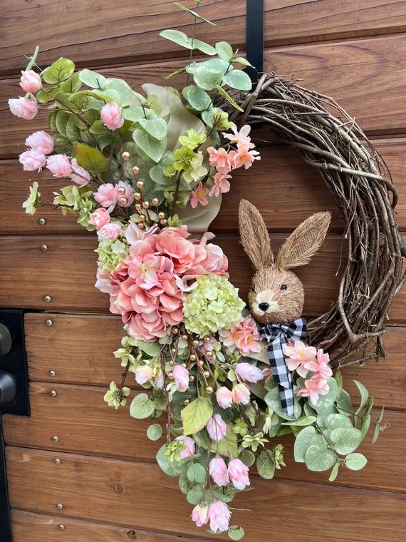 Spring Wreath. Easter Wreath. Romantic Pastel Tones Bohemian | Etsy | Etsy (US)