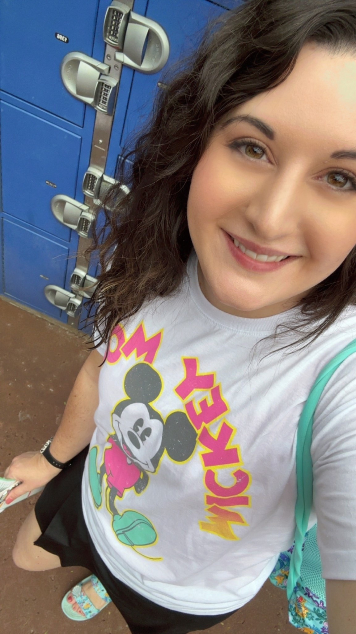 Another successful Disney waterpark day! Free tickets included on check in day at Disney world resorts. We went to Typhoon Lagoon and had a BLAST! 

This Mickey Mouse shirt matches my little mermaid Vera Bradley beach backpack. Worn underneath is my Minnie Mouse inspired swimsuit and black athletic skirt. 

Disney Outfit ideas | Fall travel | midsize outfits | midsize swim | Disney Adults 

#LTKSeasonal #LTKMidsize #LTKTravel