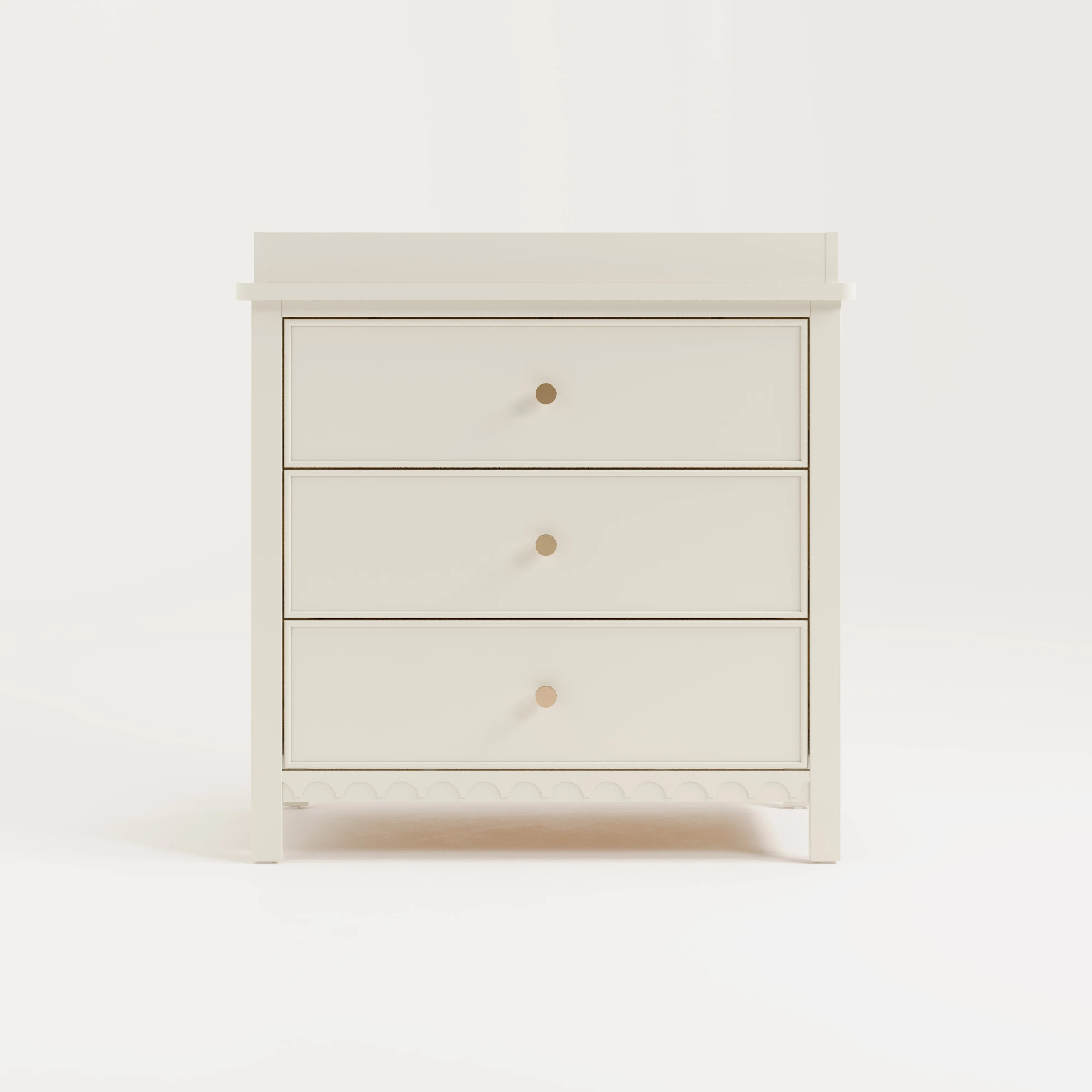 Sasha 3 Drawer Chest With Changing Topper | Wayfair North America