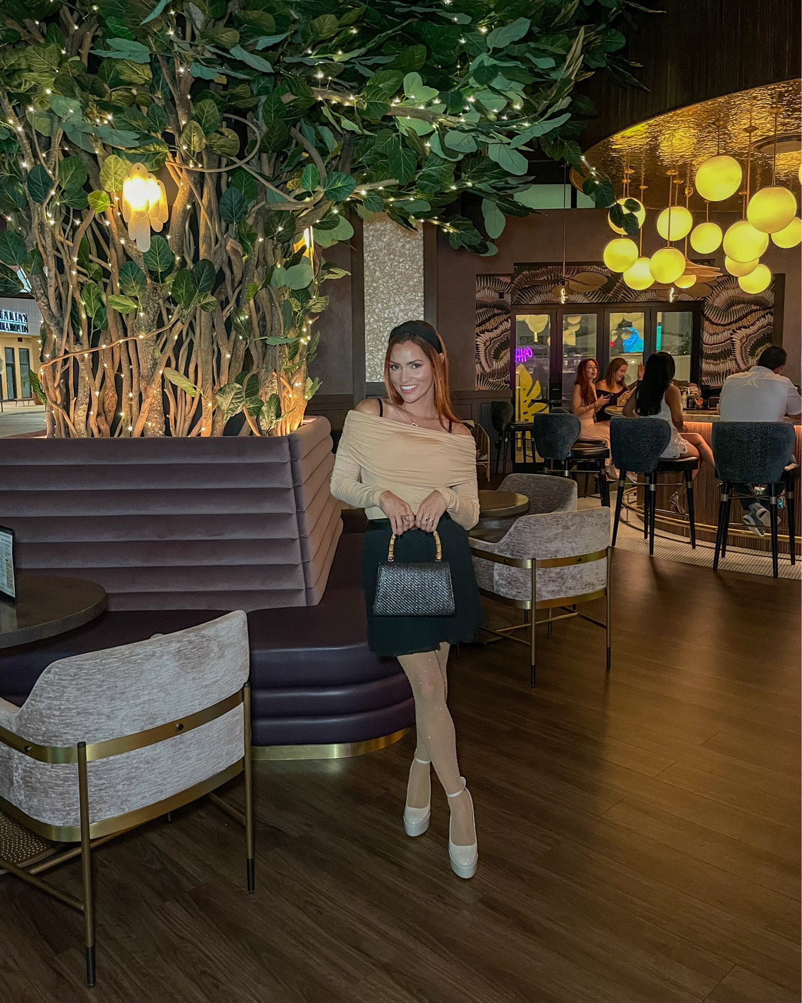 Yelp event at Beeline in Naples. Wearing size small for top and skirt. Everything TTS.