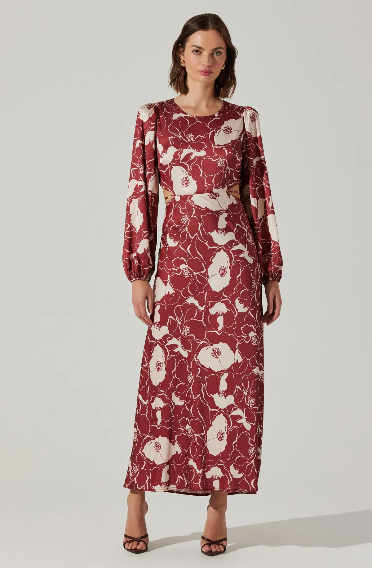 Quinn Floral Cutout Maxi Dress | ASTR The Label (US)