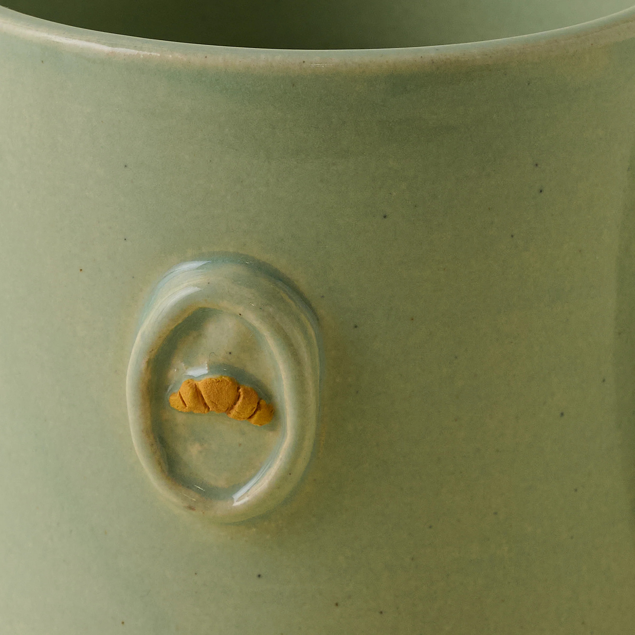 Black Oak Magnolia Press Croissant Mug | Magnolia