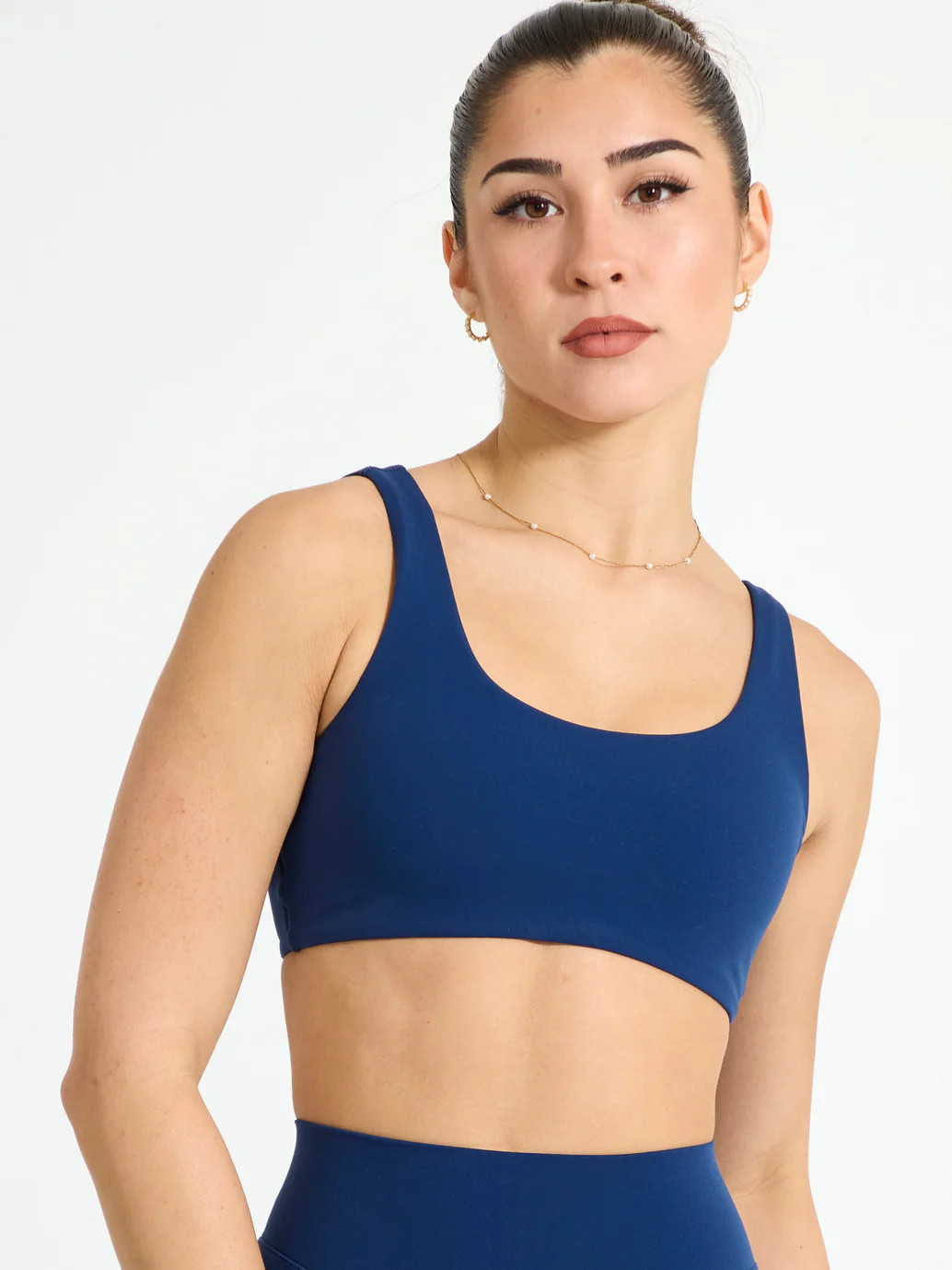 Double Dip Butter Sports Bra - Indigo Shadow | Buffbunny