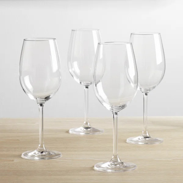 Rennert White Wine Glass - Set of 4 | Wayfair North America