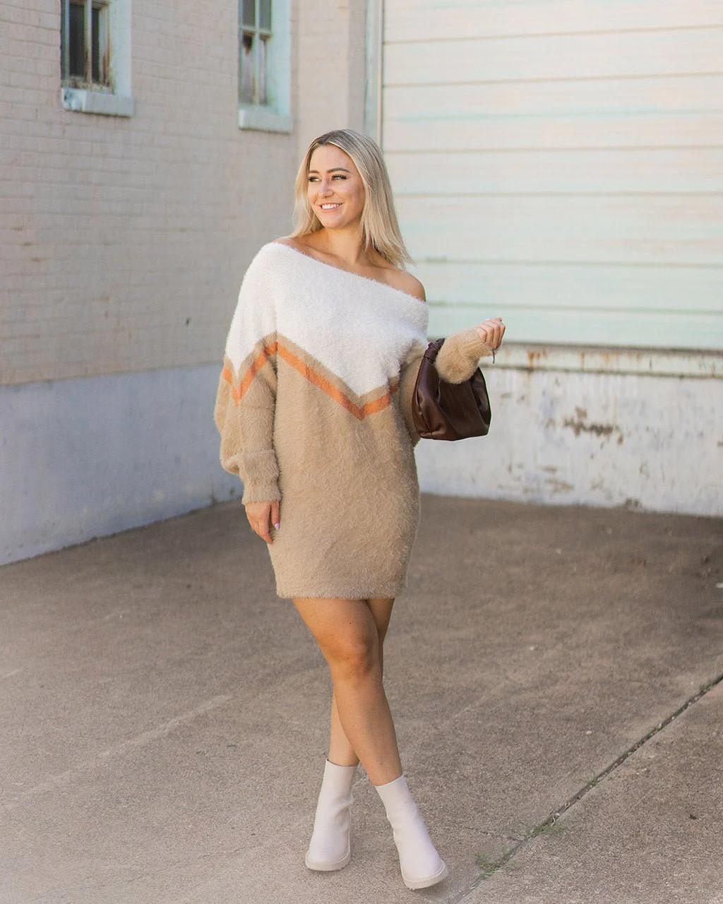 Addison Sweater Dress | Lovely + Blush