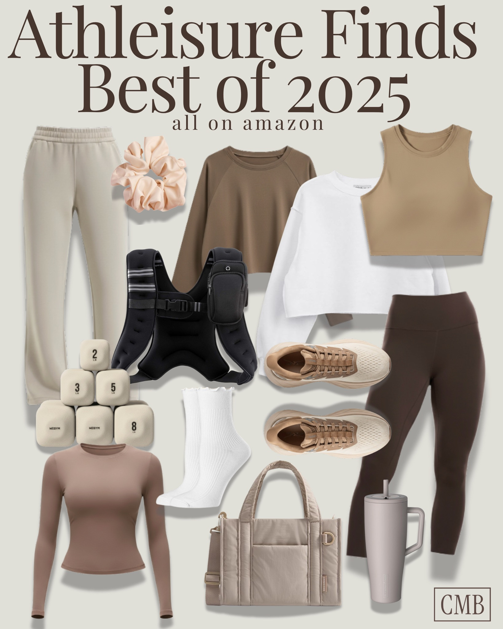 My 2025 athleisure must-haves 🤎✨ Easy neutrals, comfy layers, and pieces that make every day feel a little more pulled together — all from Amazon and all SO good. 

#AmazonFinds #AthleisureStyle #2025Favorites #NeutralStyle #EverydayOutfits #ComfyStyle #AmazonFashion #AthleisureOutfits #WorkoutStyle #ChrissyMarieBlog 

 #LTKSeasonal #LTKHome #LTKFindsUnder50