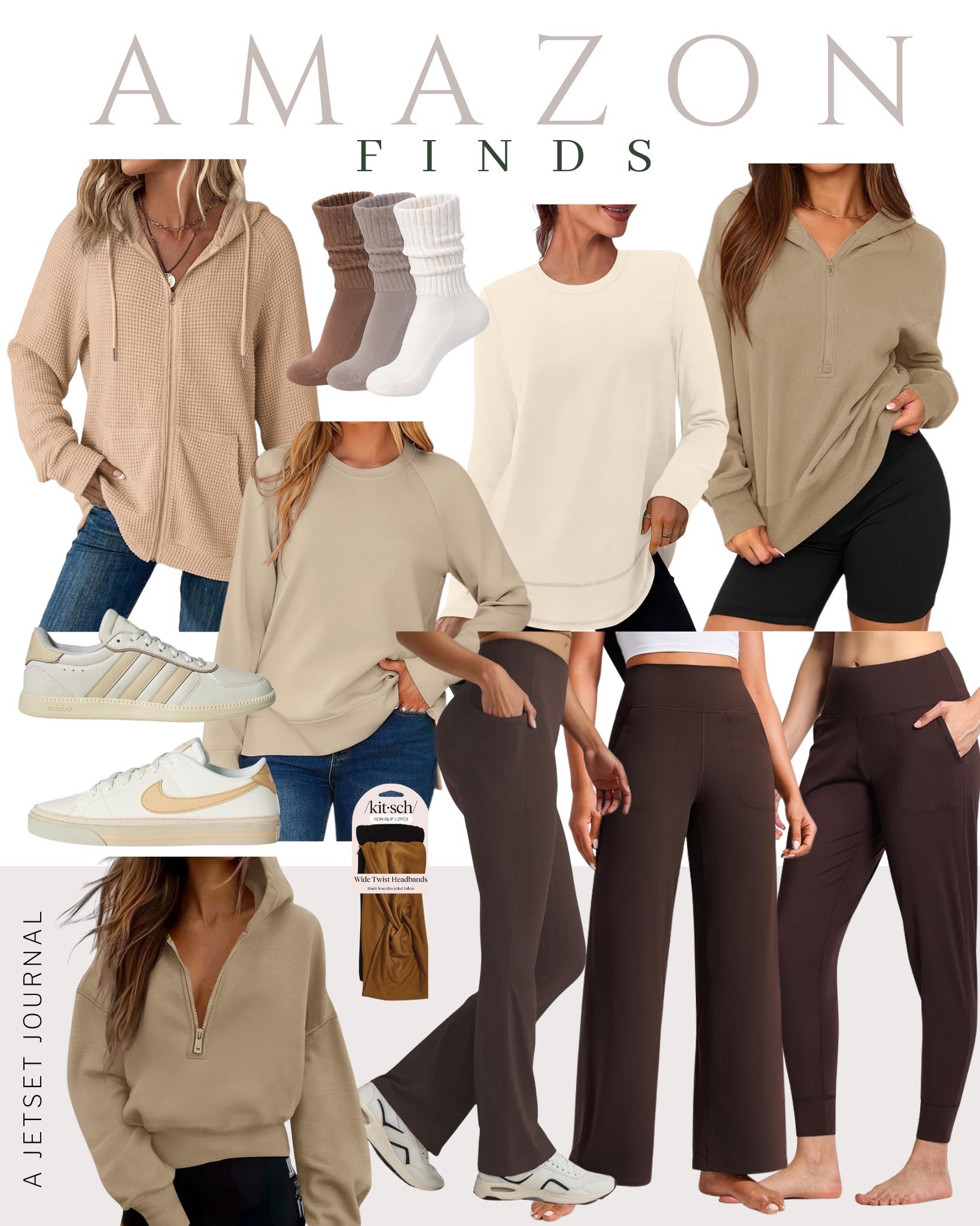 I love these new athleisure finds! Super comfy and easy to wear on repeat.
running sweatpants, jogger pants, high waisted leggings, neutral sneakers, crew neck pullover, workout pants, gym style, trendy athleisure, workout wear, activewear, casual style, sporty looks, amazon fashion, top picks, best seller, affordable style, spring outfit

#LTKU #LTKootd #LTKActive