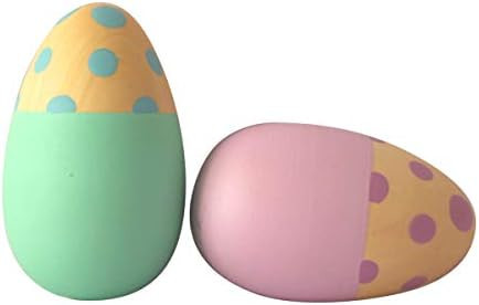 Shumee Toys - Wooden Egg Shakers for Babies (6 Months+) - Musical Rattle Montessori Toy - Set of 2 E | Amazon (US)