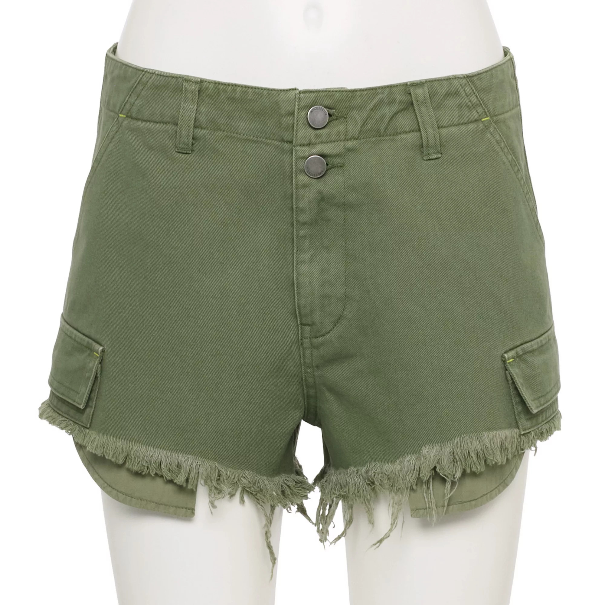 Juniors' Tinseltown Cargo Cut Off Shorts | Kohl's
