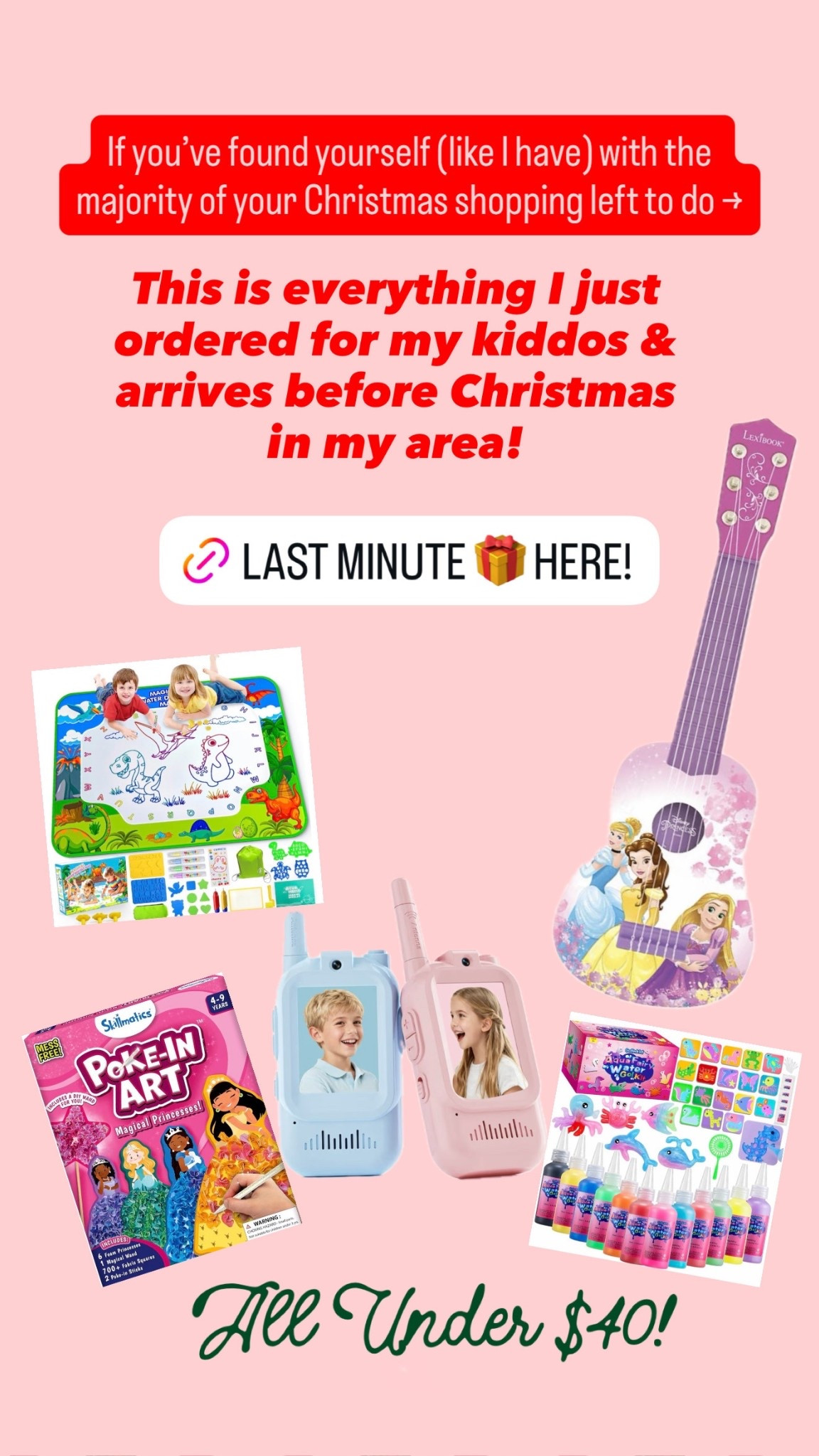 Last minute gifts for 2-6 yr olds! Boy and girl gift options that arrive in time for Christmas!

#LTKKids #LTKGiftGuide #LTKHoliday