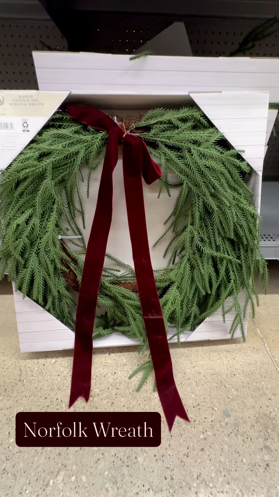 Walmart Natural Feel 9 ft Garland in Norfolk and Cedar with matching Wreath in Norfolk with velvet ribbon 

#walmartchristmas #garlands #christmaswreath #christmas 

#LTKHome #LTKFindsUnder50 #LTKSeasonal