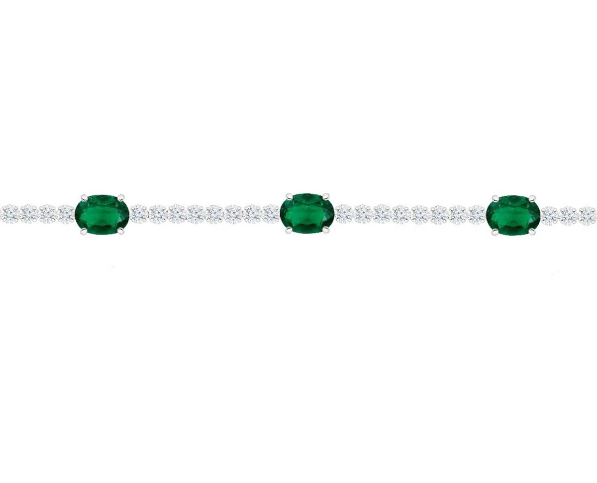 diamond & gemstone tennis bracelet | Diamond Aupair