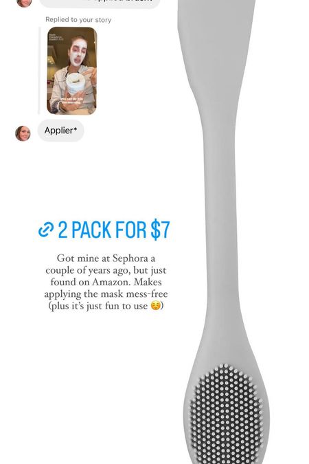 I got so many questions about this application brush for face masks - it makes it so easy and no mess on your hands!

#LTKstyletip #LTKfindsunder50 #LTKbeauty