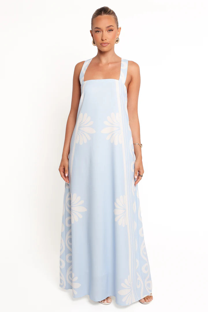 Valeria Maxi Dress - Blue | Petal & Pup (US)