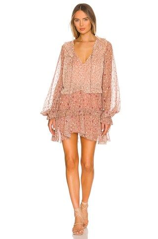 Tularosa Delphine Mini Dress in Antoinetta Floral from Revolve.com | Revolve Clothing (Global)