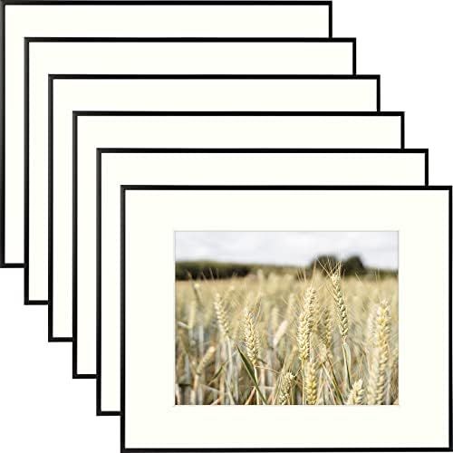 Golden State Art, 16x20 Aluminum Photo Frame with Ivory Mat for 11x14 Pictures, Includes with Saw... | Amazon (US)