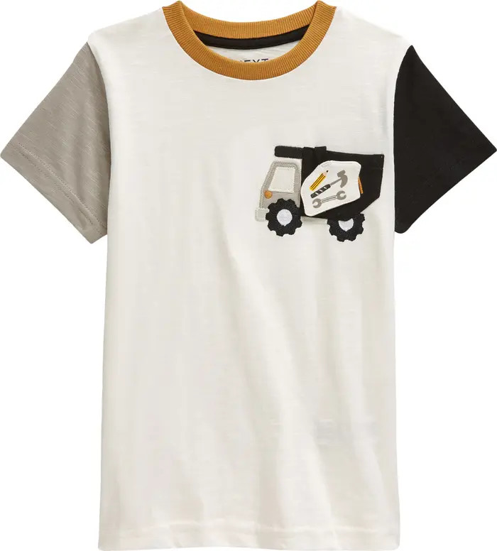NEXT Kids' Digger Appliqué Pocket T-Shirt | Nordstrom | Nordstrom