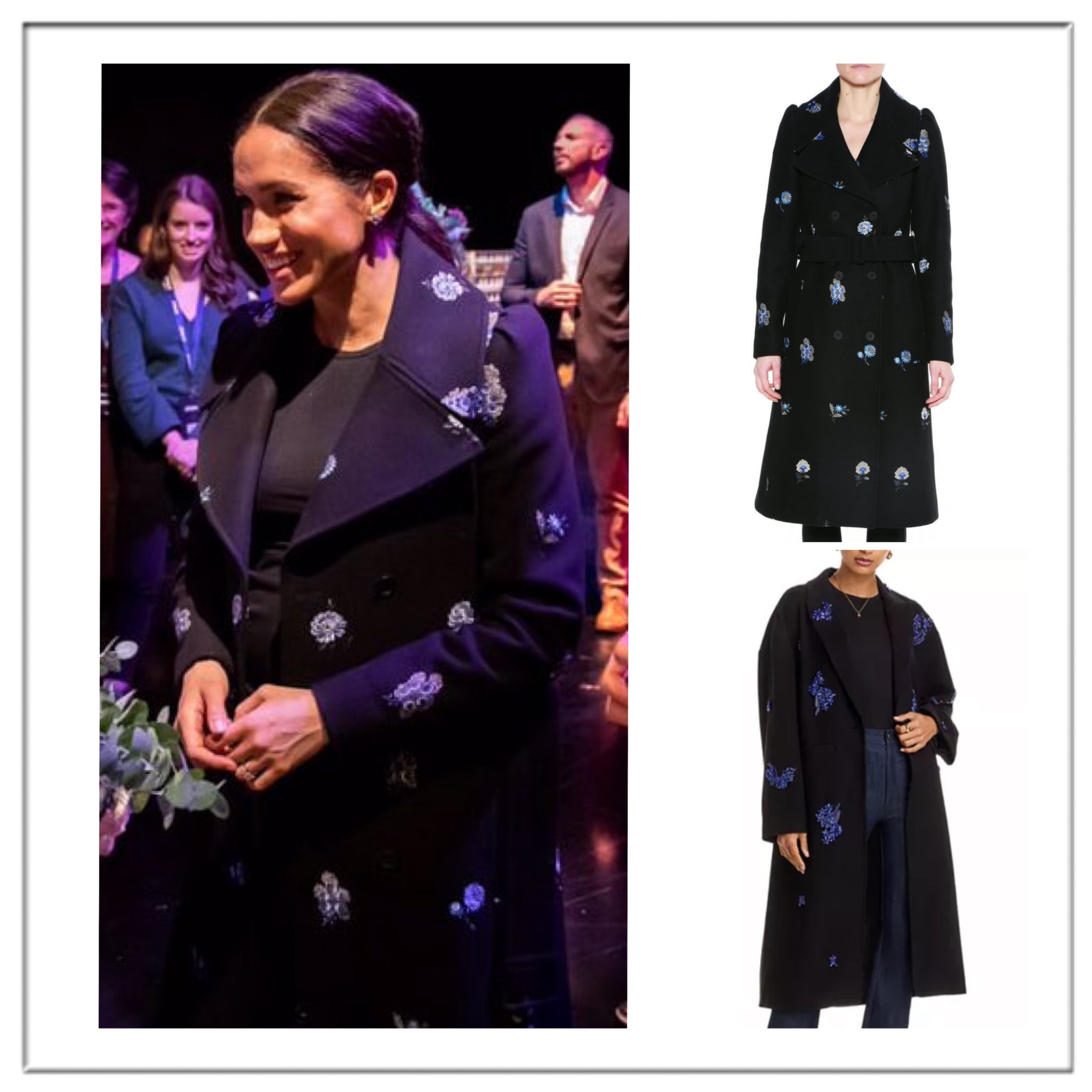 Get the look-Meghan Markle’s Stella McCartney floral coat 