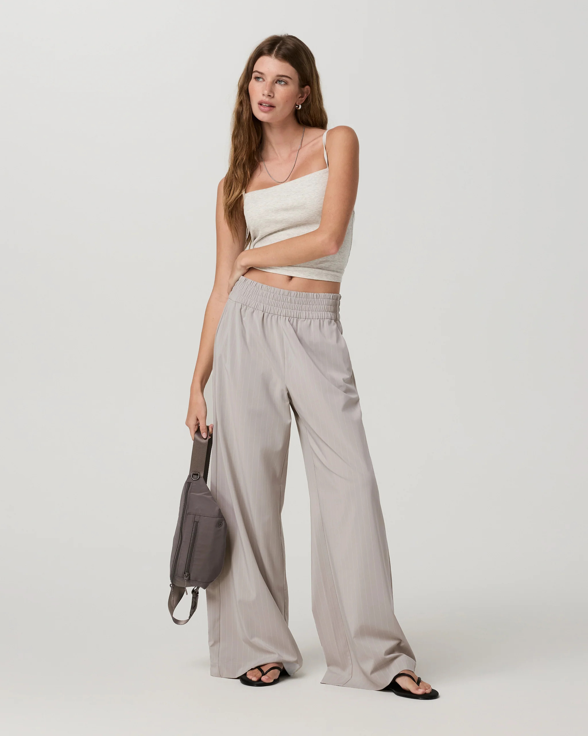 Villa Pinstripe Wideleg \u2013 Women's Suede Pinstripe Pants \u2013 Vuori | Vuori Clothing (US & Canada)