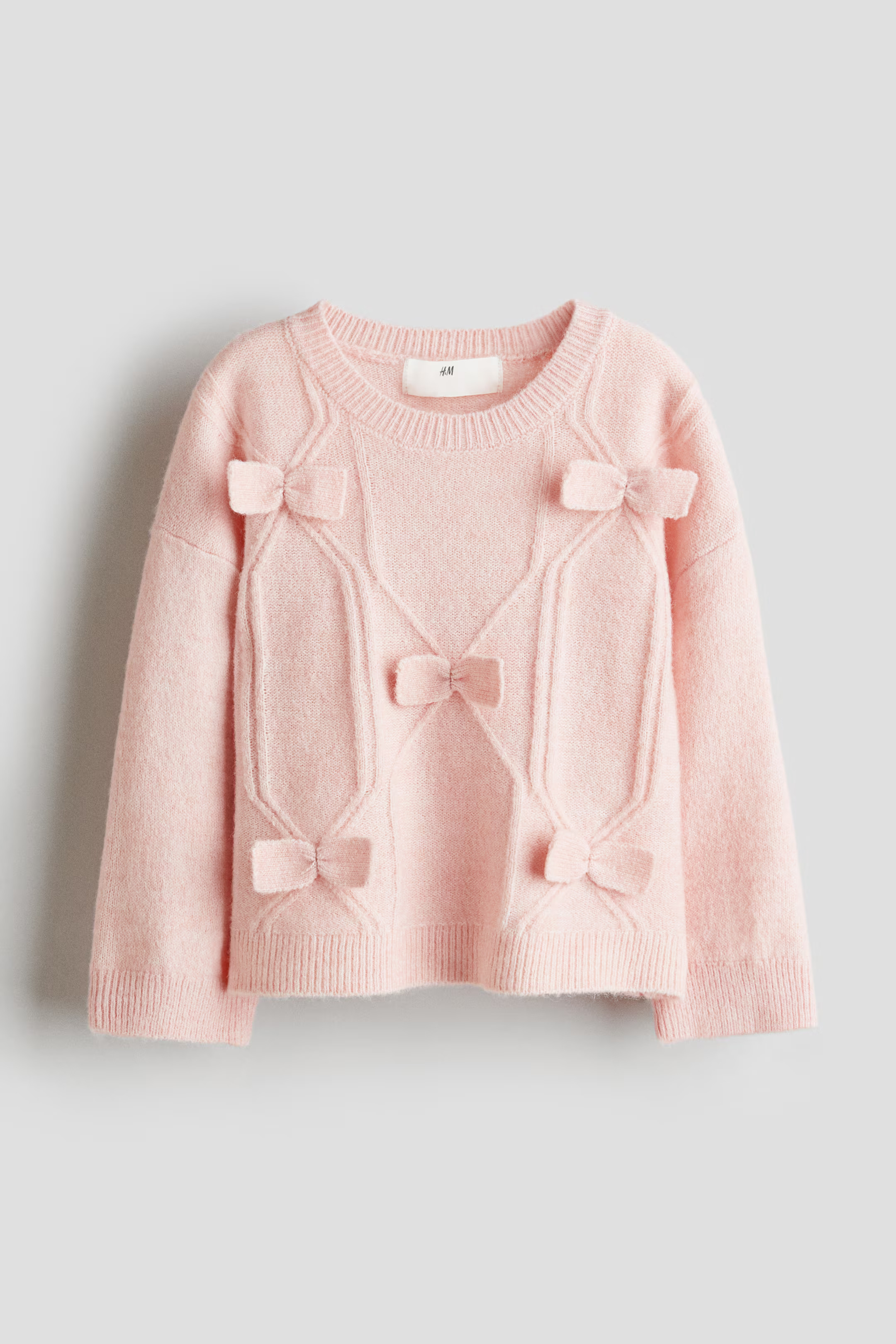 Bow-Detail Knit Sweater | H&M (US + CA)