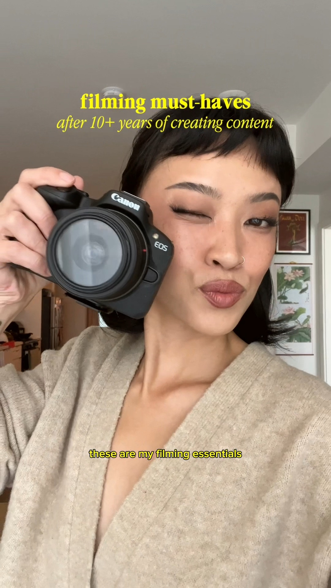 filming and content creation must-haves

content creator, content creation, filming, vlogging, filming equipment, vlogging equipment, tech, canon, camera, microphone