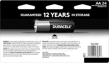 Duracell Coppertop AA Batteries with Power Boost Ingredients, 24 Count Pack Double A Battery with... | Amazon (US)