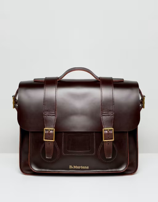 Dr Martens Leather Satchel 15 Inch | ASOS UK