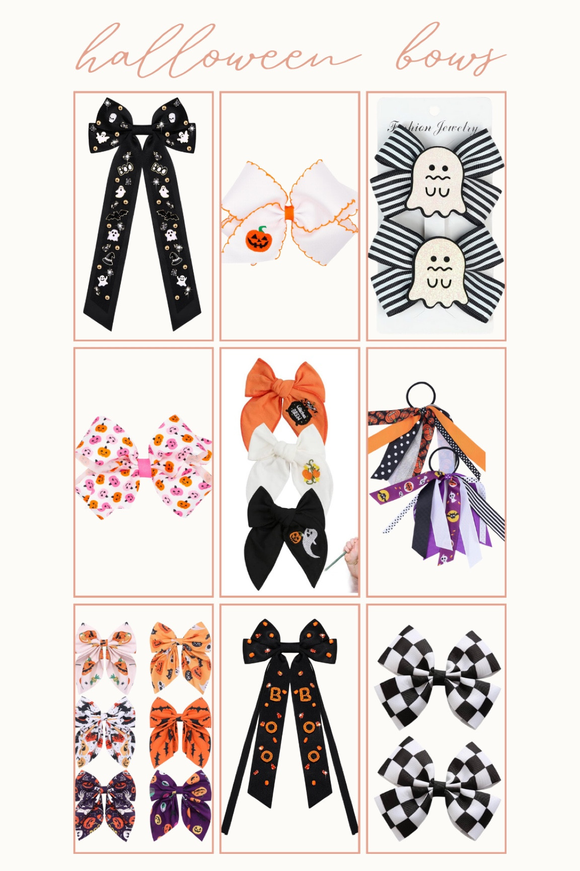 Halloween bows for kids! All from Amazon 

#LTKFamily #LTKSeasonal #LTKKids