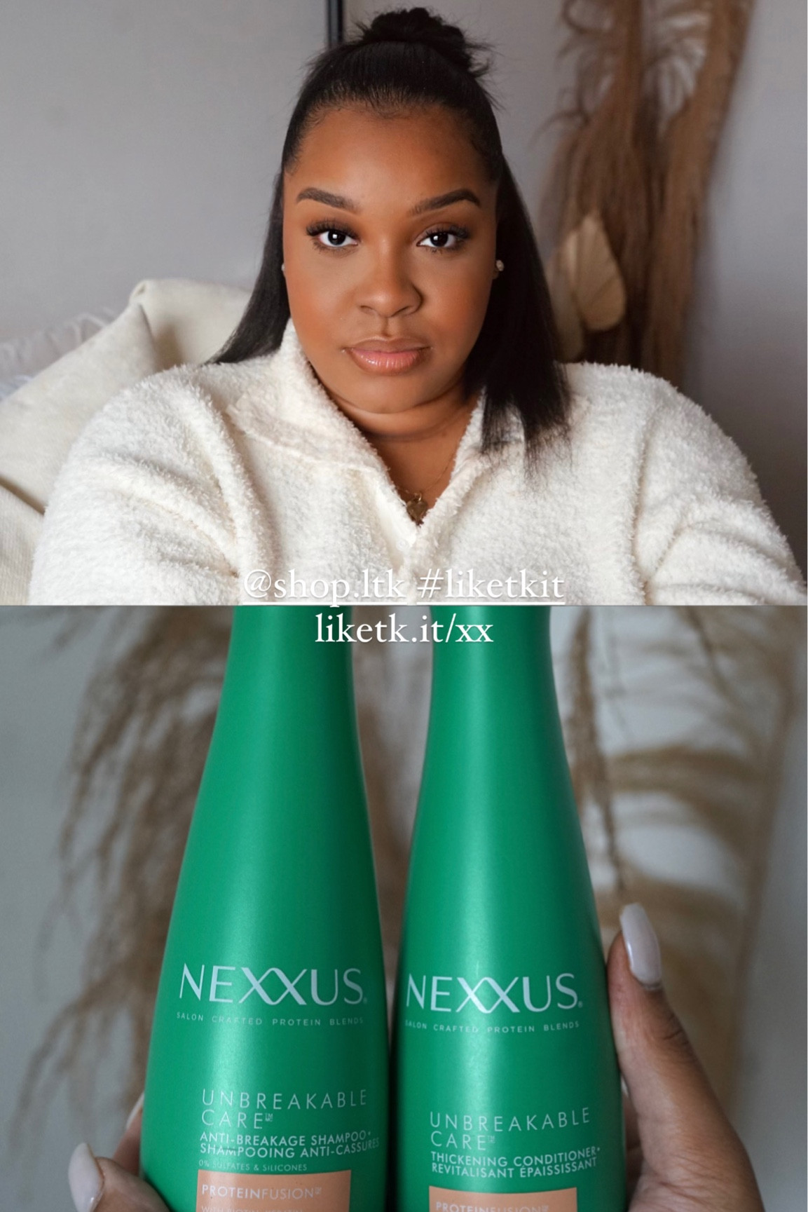 #AD I recently relaxed my hair 🫣 

I don’t regret it at ALL. Lol. However, with having chemically treated hair it’s important for me to make sure I am always using the best products to aid in breakage and of also give the maximum fullness. @nexxushaircare new science back collection Unbreakable Care, is formulated to treat and strengthen the hair fiber’s inner core from root to tip. 

I’ve been using the Unbreakable collection for a few weeks and I already notice a huge difference in shedding/breakage. 

Be sure to stop by your nearest @Target to shop the collection. 
#Nexxuspartner #NexxusUnbreakable #Target #TargetPartner 
