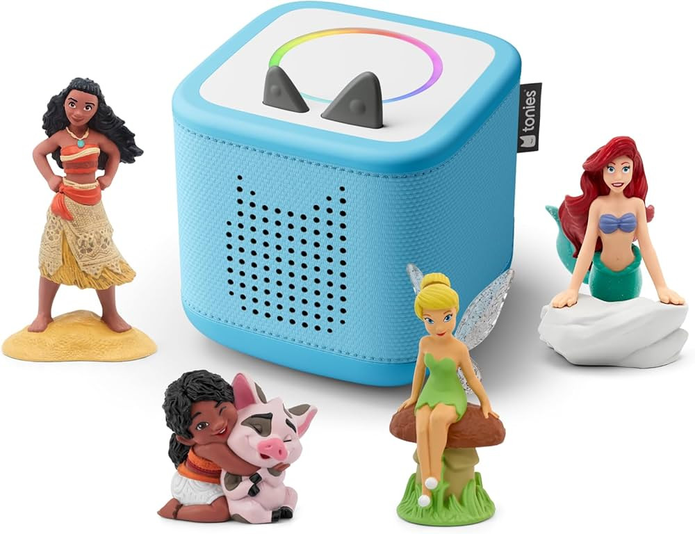 tonies Toniebox 2 Bundle Incl. 4 Tonies: Disney Moana, Disney Moana 2, Disney Tinker Bell, Disney... | Amazon (UK)