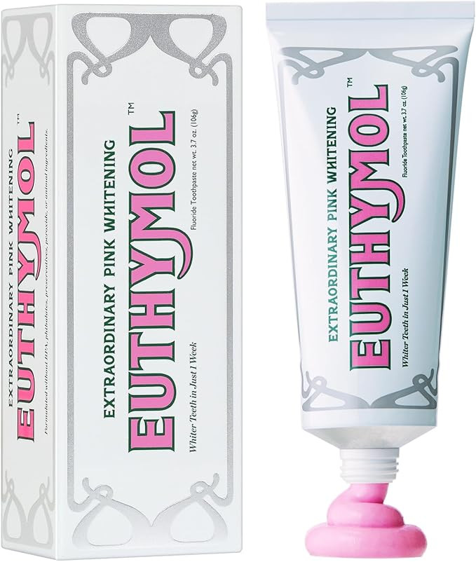 EUTHYMOL Whitening Toothpaste (3.7fl oz) - Stain Removal in 2 Weeks, Long-Lasting Freshness for S... | Amazon (US)