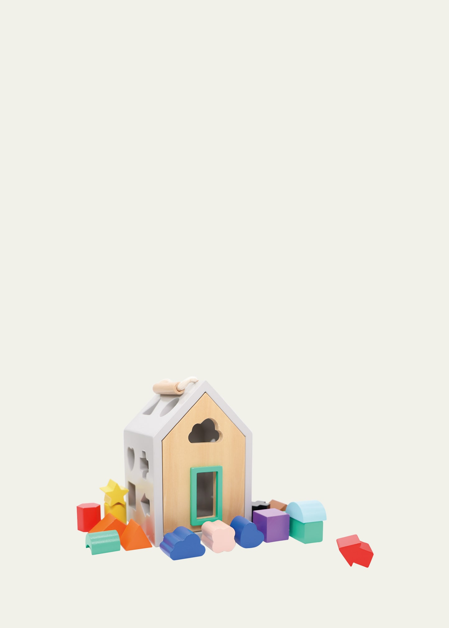 Wonder & Wise Hip Shape House Wood Sorting Game | Bergdorf Goodman