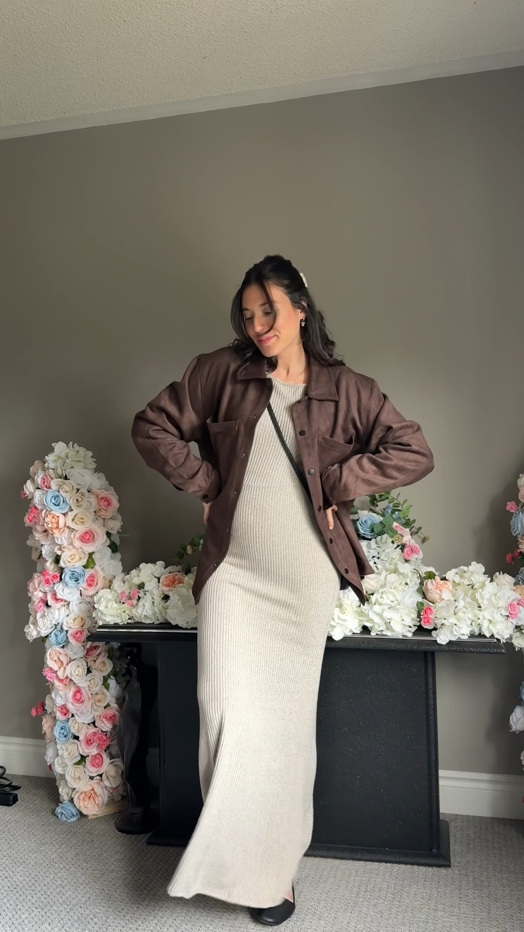 cozy maxi dresses are a go too!! 

#LTKStyleTip #LTKBump #LTKSeasonal