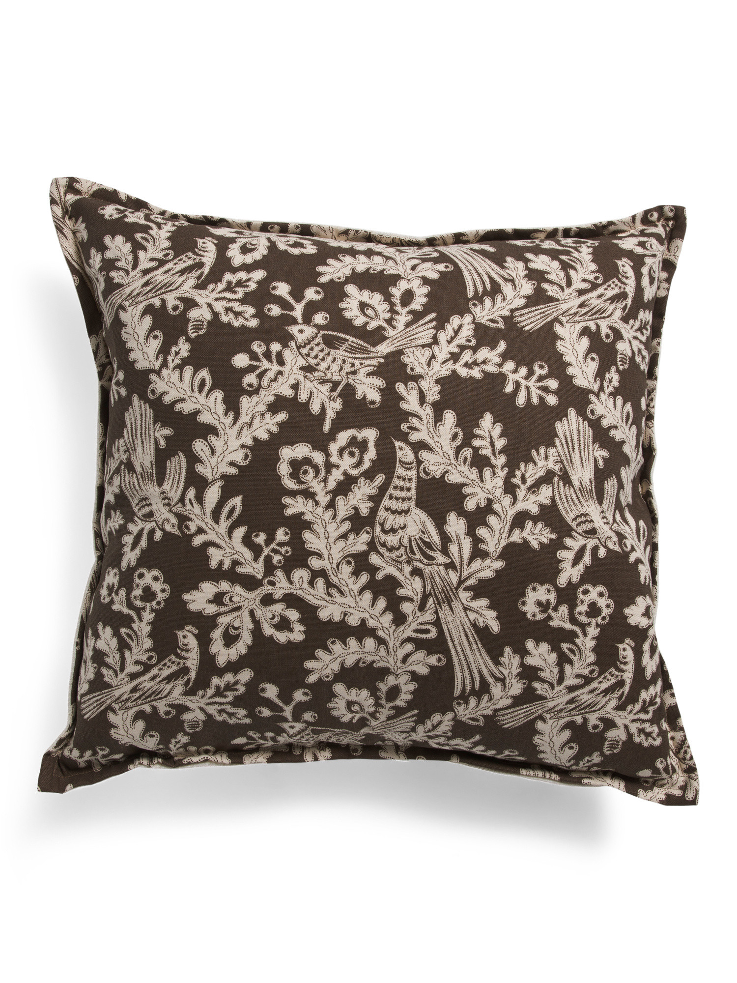 Made In Usa 22x22 Floral Bird Print Pillow | Throw Pillows | Marshalls | Marshalls