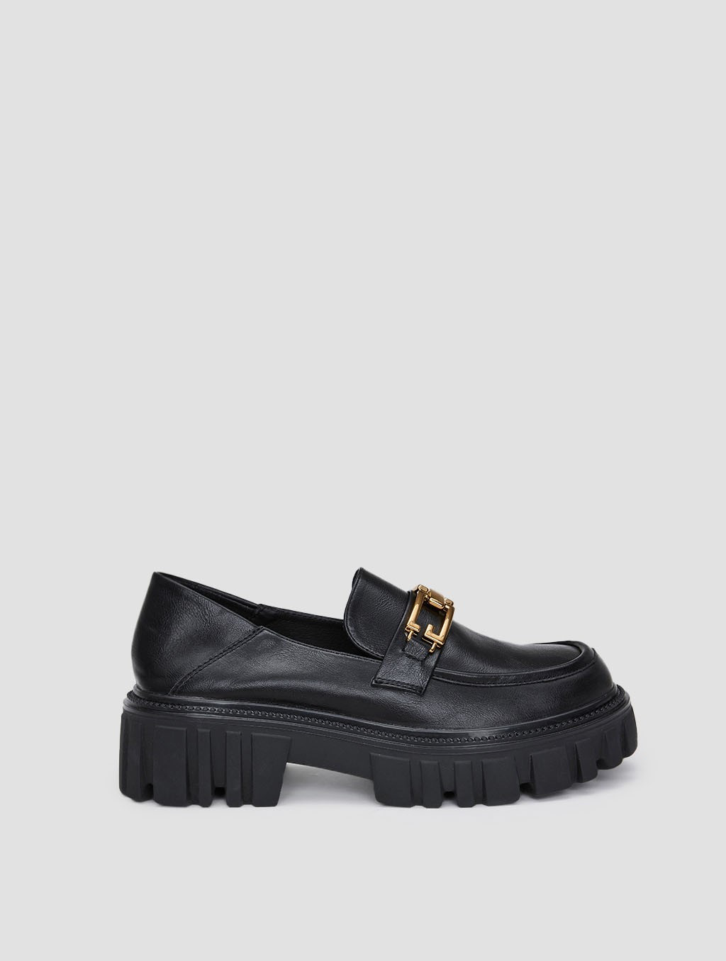Leather Loafers With Chain | Lattelierstore