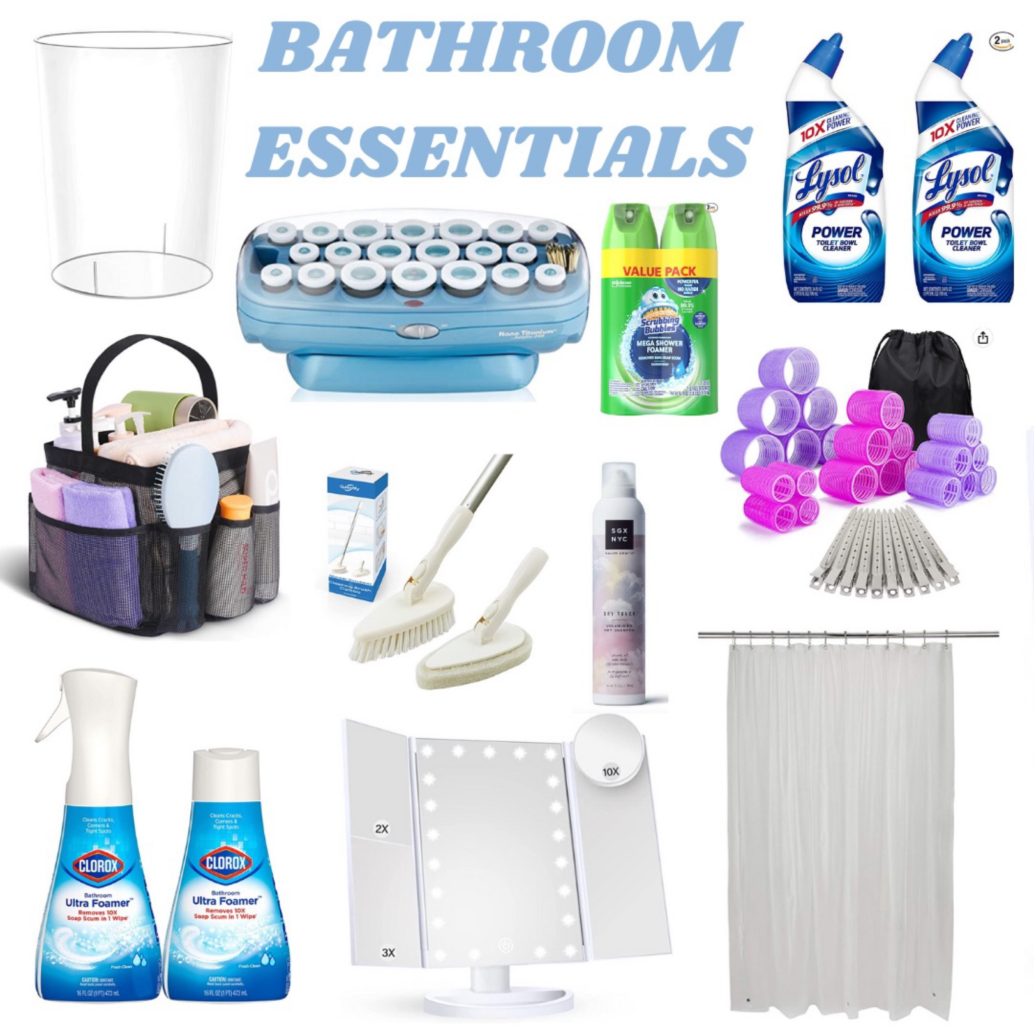 The MUST HAVES for your college dorm room bathroom! 