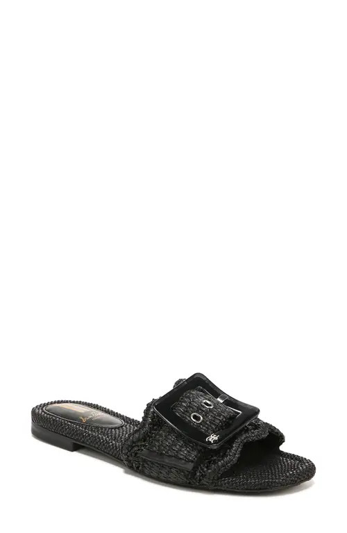 Bambi Raffia Buckle Slide Sandal (Women) | Nordstrom
