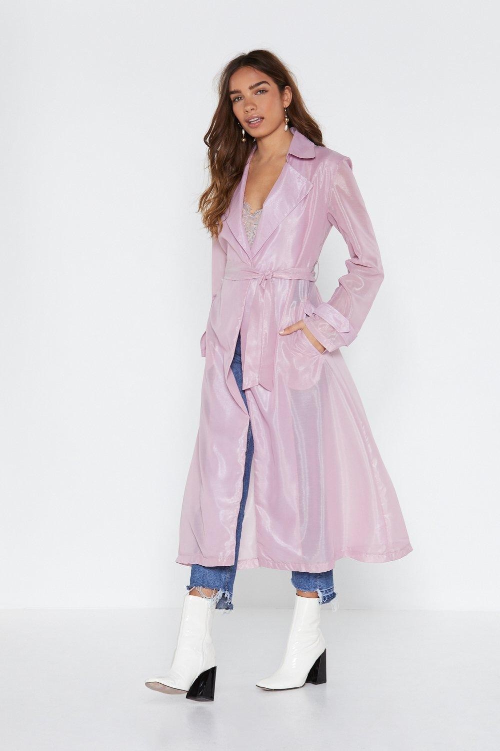 Long Way Down Organza Trench Coat | NastyGal (US & CA)