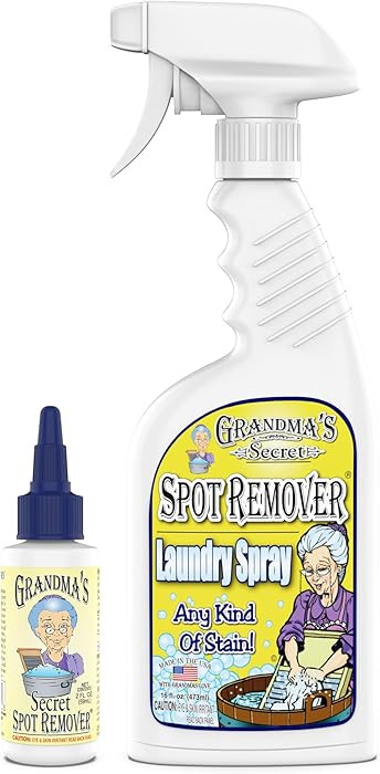 Grandma's Secret Spot Remover Laundry Spray - Chlorine, Bleach and Toxin-Free for Clothes - Fabri... | Amazon (US)